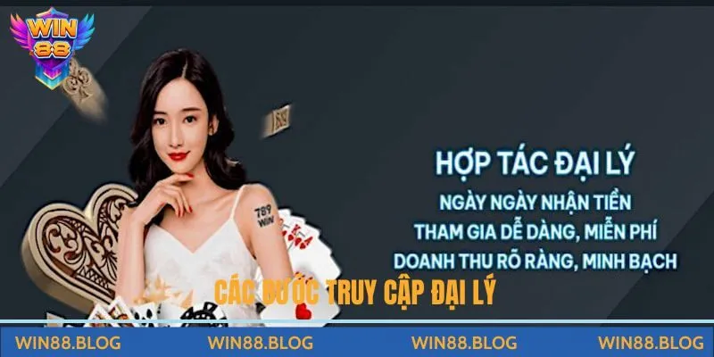 Các bước truy cập đại lý