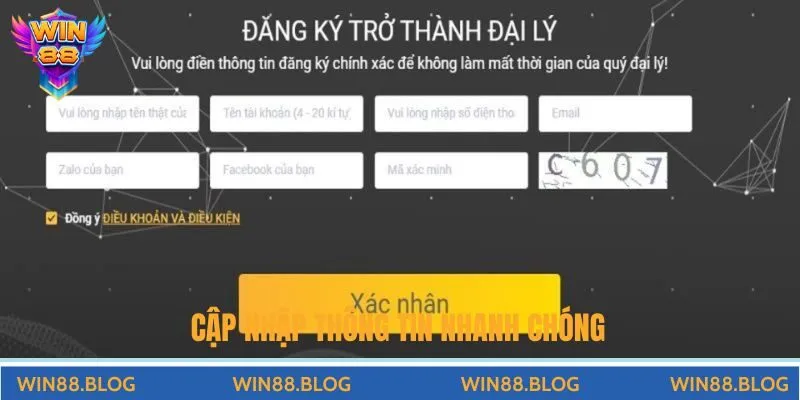 Cập nhập thông tin nhanh chóng